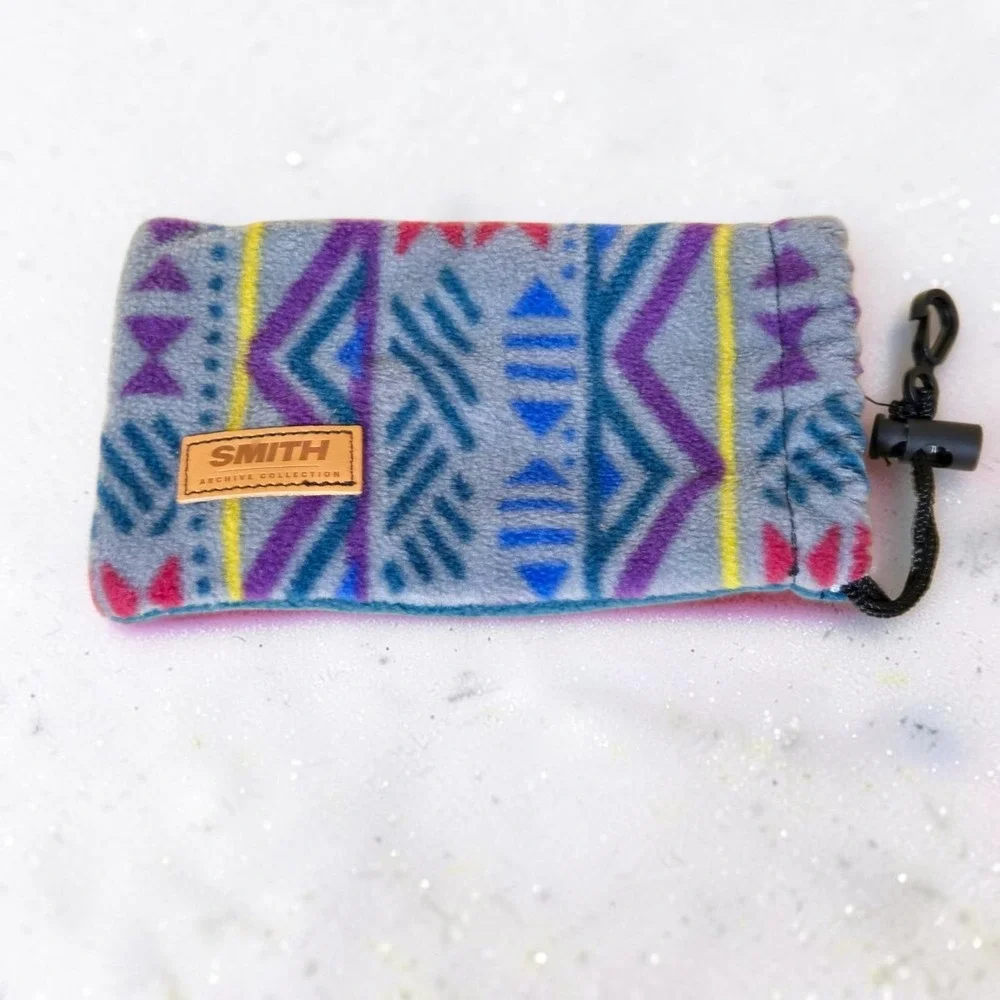 NEW Smith Ultralite 80s Night ChromaPop Violet Mirror Box Bag
